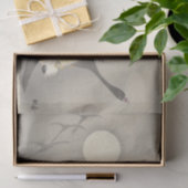 大原小村の満月で鵞鳥 薄葉紙 (ギフト)