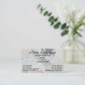 大原小村キャット&ゴールドフィッシュ日本のボ絵を描ウルズ 名刺 (スタンド正面)