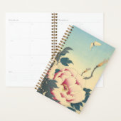 大原小村ピンク牡丹日本のファインアート プランナー手帳 (ディスプレー)