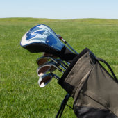 大原小村ヴィンテージ日本のファインアートブルーアイリス ゴルフヘッドカバー (インサイチュ)