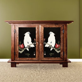 大原庄村のコッカトとザクロ 薄葉紙