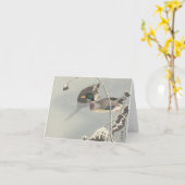 大原興仙2枚 – カー空白のド カード (黄色い花)