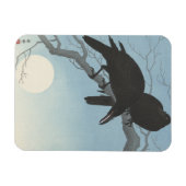 大原興仙2羽のカラスが店に マグネット (横)