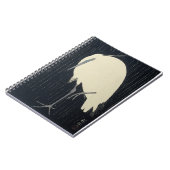 大原高泉シルバーヘロンin the rain ノートブック (左側)