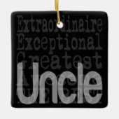 大叔父 セラミックオーナメント (正面)
