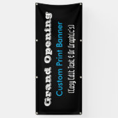 大口の広告 横断幕 (縦)
