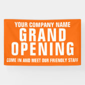 大口ビジネス看板バナー 横断幕 (横)