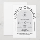 大口モダン開け事業 招待状 (正面/裏面)