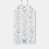 大名門私立校風の千年のクリスマスツリー ギフトタグ (裏面)