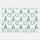 大名門私立校風の千年のクリスマス ラッピングペーパーシート (正面3)