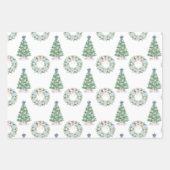 大名門私立校風の千年のクリスマス ラッピングペーパーシート (正面2)