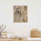 大吹雨だ。ロシュ・ハサナ。שופר ポスター (キッチン)