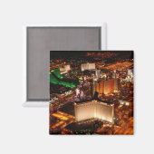 大吹雪からのラスベガス空中眺め マグネット (正面/裏面)