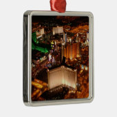 大吹雪からのラスベガス空中眺め メタルオーナメント (右)