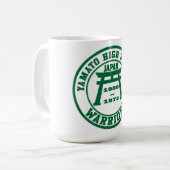 大和の高等学校の戦士 コーヒーマグカップ (正面左)