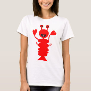 大喜びハッピーロブスター Tシャツ