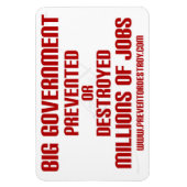 大国の政府が何百万もの人々を防ぎ破壊する マグネット (縦)