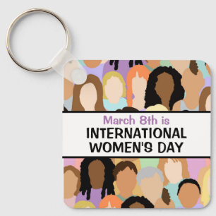 大国際的女子の日 – 3月8日 キーホルダー