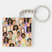 大国際的女子の日 – 3月8日 キーホルダー (裏面)