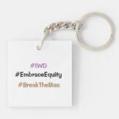 大国際的女子の日 – 3月8日 キーホルダー (裏面)