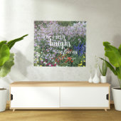 大地が花を引用文フローラ タペストリー