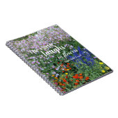 大地が花を引用文フローラ ノートブック (右側)