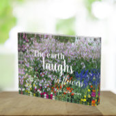 大地が花を引用文フローラ フォトブロック