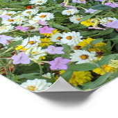 大地が花を引用文フローラ ポスター (角)