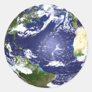 大地のステッカー ラウンドシール