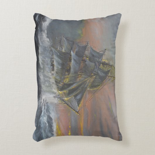 大地の新星は激しい疾風の夜明けに先頭に立ちます アクセントクッション (正面(垂直))