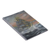 大地の新星は激しい疾風の夜明けに先頭に立ちます ノートブック (右側)