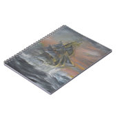 大地の新星は激しい疾風の夜明けに先頭に立ちます ノートブック (左側)