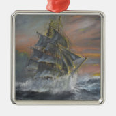 大地の新星は激しい疾風の夜明けに先頭に立ちます メタルオーナメント (正面)