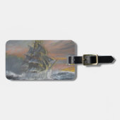 大地の新星は激しい疾風の夜明けに先頭に立ちます ラゲッジタグ (正面横)