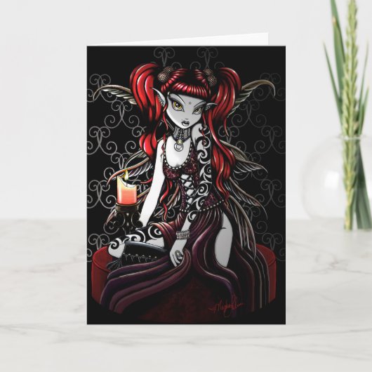 大地の暗闇の火の妖精カード カード (正面)