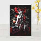 大地の暗闇の火の妖精カード カード (黄色い花)