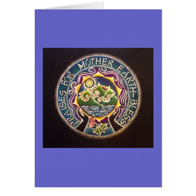 大地の曼荼羅カードのための賞賛 (正面)