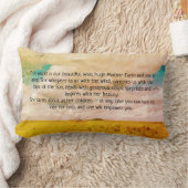 大地の腰神経の綿の装飾用クッション ランバークッション (ブランケット)