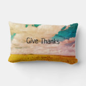 大地の腰神経の綿の装飾用クッション ランバークッション (裏面)