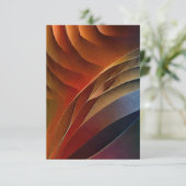 大地の色の砂丘アブストラクト 招待状 (スタンド正面)