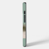 大地の色彩が交差し、魚のミニマルアート Case-Mate iPhoneケース (裏面 / 左)