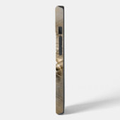 大地の色彩を抽象化したモダンなフラクタルアートテクスチャ Case-Mate iPhoneケース (裏面 / 左)
