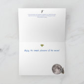 大地の豊かさ：冬至の季節のグリーティングカード シーズンカード (内部)