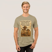 大地の貧しい人々とともに トライブレンドTシャツ (正面全面)