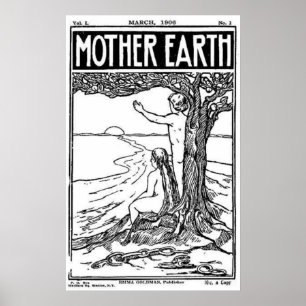 大地の雑誌の行進1908カバーポスター ポスター