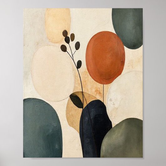 大地の響き：テクスチャードの植物学的研究 ポスター (正面)