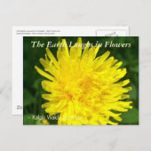 大地は花笑い ポストカード (正面/裏面)