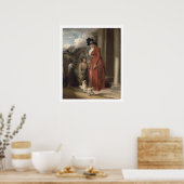 大地主さんのドア， c.1790 (キャンバス上の油) ポスター (キッチン)