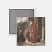 大地主さんのドア， c.1790 (キャンバス上の油) マグネット (正面/裏面)