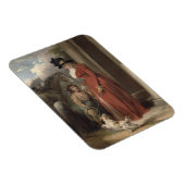 大地主さんのドア， c.1790 (キャンバス上の油) マグネット (右側)